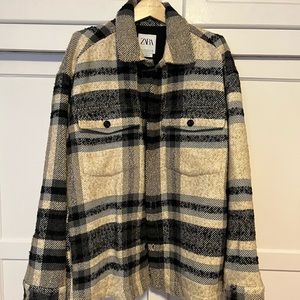 Zara Plaid Shacket